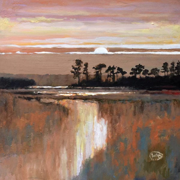 Kip Decker: Low Country Moonrise by Kip Decker