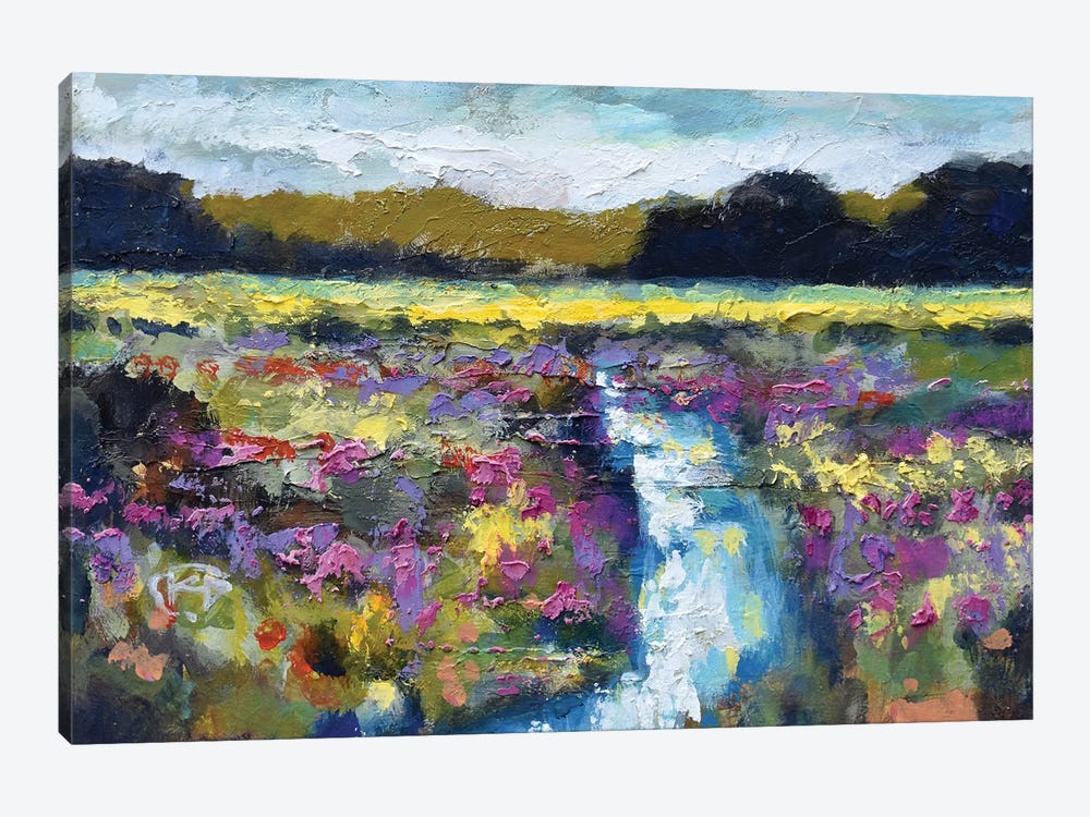 Lowland Creek by Kip Decker 1-piece Canvas Art Print