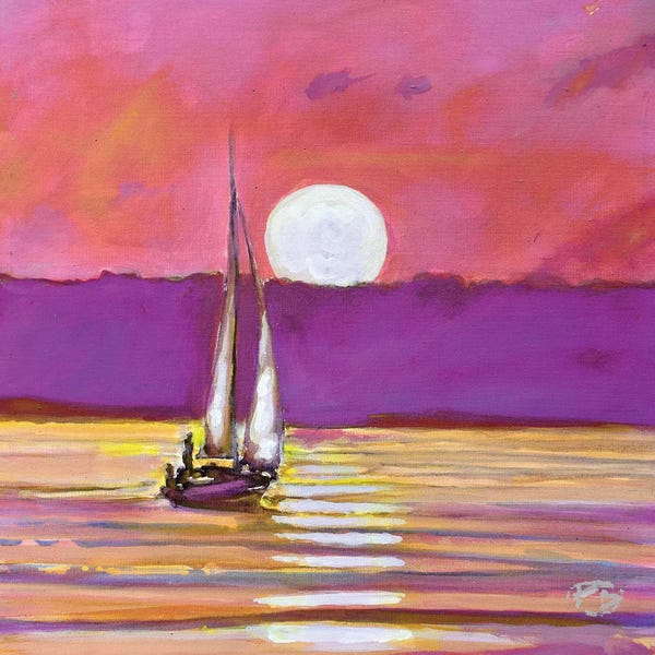 Kip Decker: Moonlight Sailing by Kip Decker