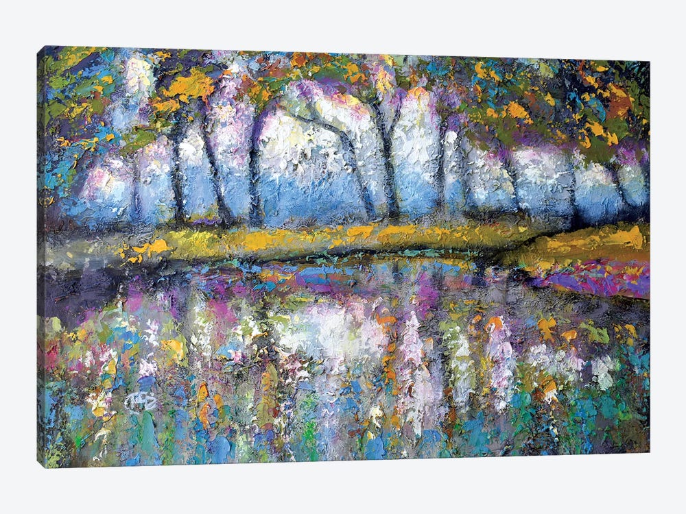 Pond Color by Kip Decker 1-piece Art Print