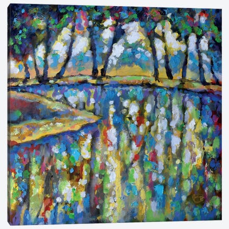 Pond In July Canvas Print #KIP33} by Kip Decker Canvas Art Print