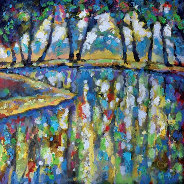 Kip Decker: Pond In July by Kip Decker