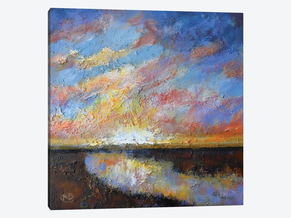 River Sunrise by Kip Decker 1-piece Canvas Art Print