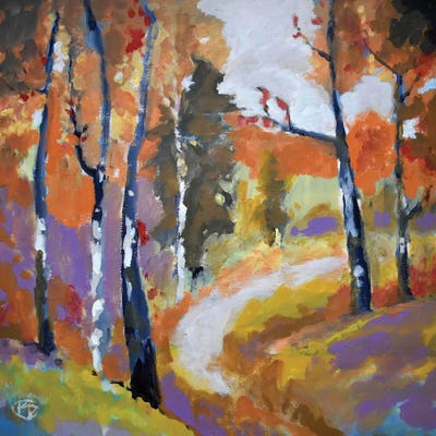 Autumn Trail by Kip Decker canvas print