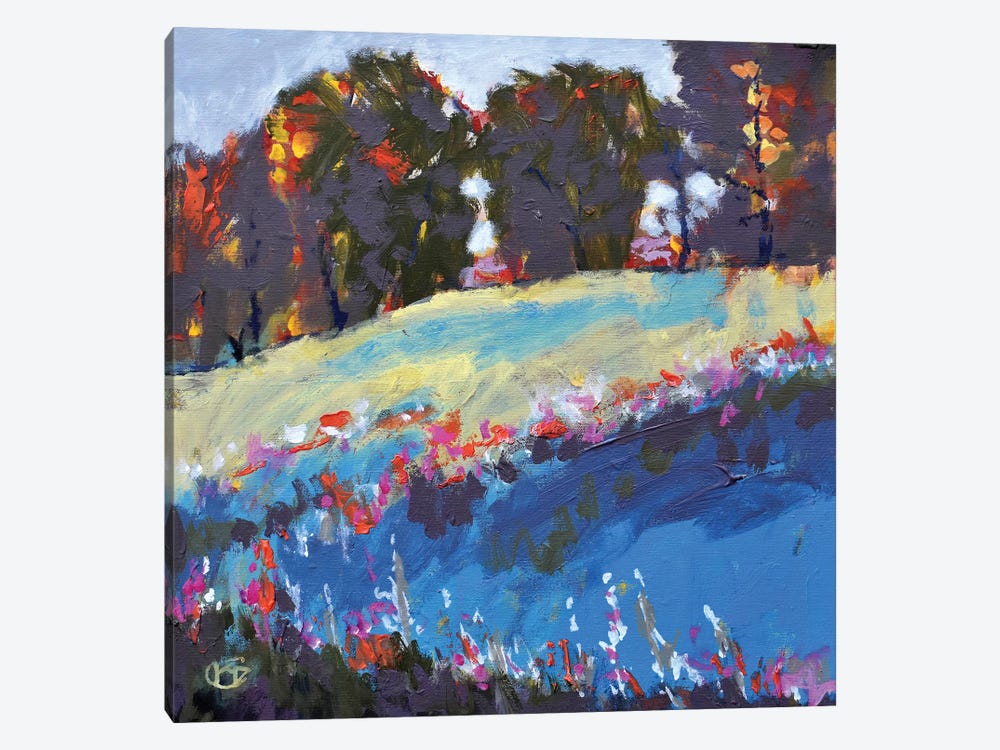 Trees On A Hillside by Kip Decker 1-piece Canvas Artwork