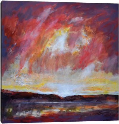 Light On The Lake Canvas Art Print - Kip Decker