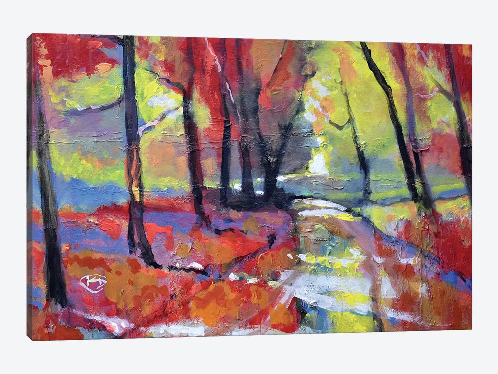 Autumn Road by Kip Decker 1-piece Canvas Artwork