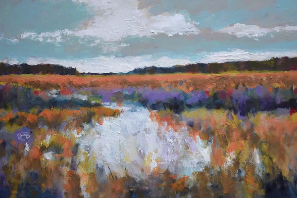 Kip Decker: Fall Marsh by Kip Decker
