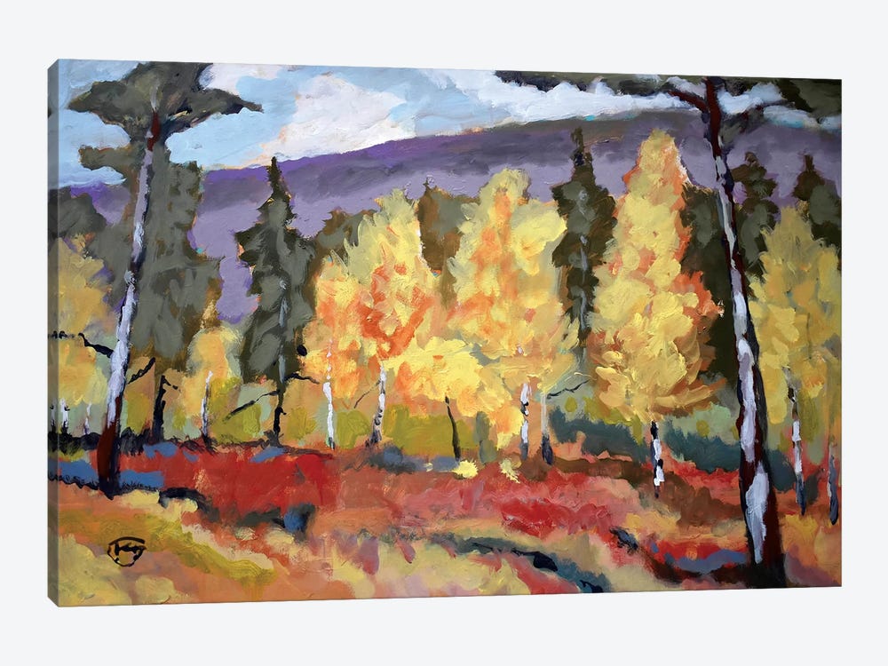 Autumn Trees by Kip Decker 1-piece Art Print