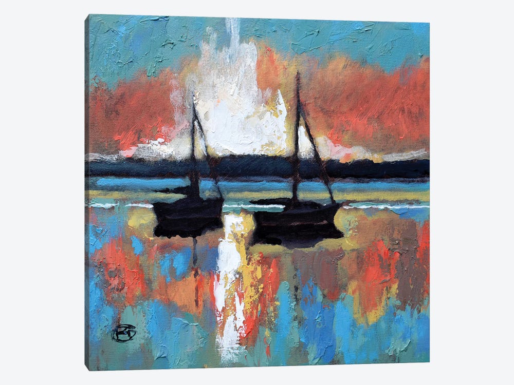 Sunrise On The Bay by Kip Decker 1-piece Canvas Art Print