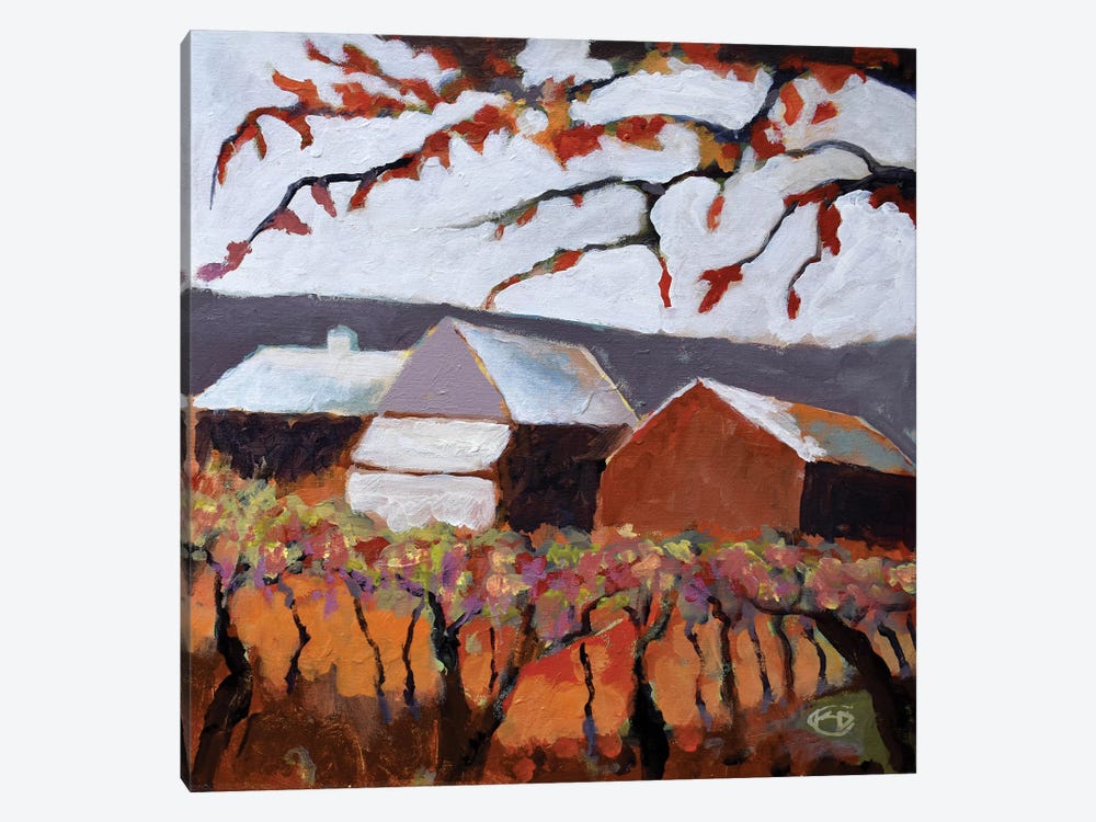 Autumn Vineyard by Kip Decker 1-piece Canvas Art