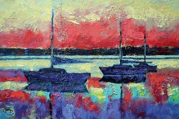 Kip Decker: Sunrise On The Water by Kip Decker