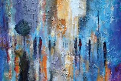 Downtown Friends by Kip Decker art print