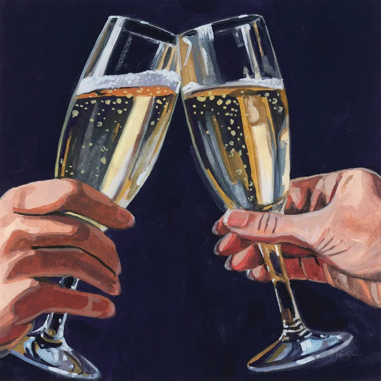 Cheers To Love by Kate Jarvik Birch wall art