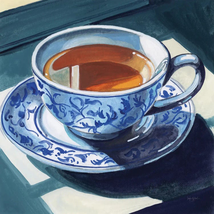 Chinoiserie Tea Time by Kate Jarvik Birch wall art