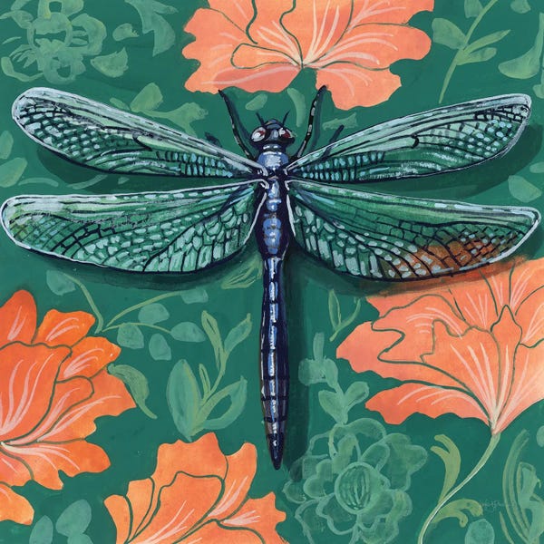 Dragonflies: Dragonfly On The Wall by Kate Jarvik Birch