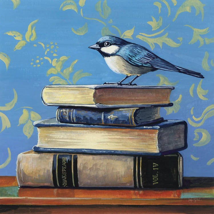 Early Bird Bookworm by Kate Jarvik Birch wall art