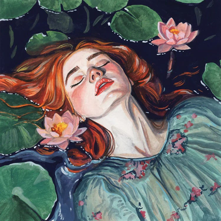 Ophelia And Water Lilies