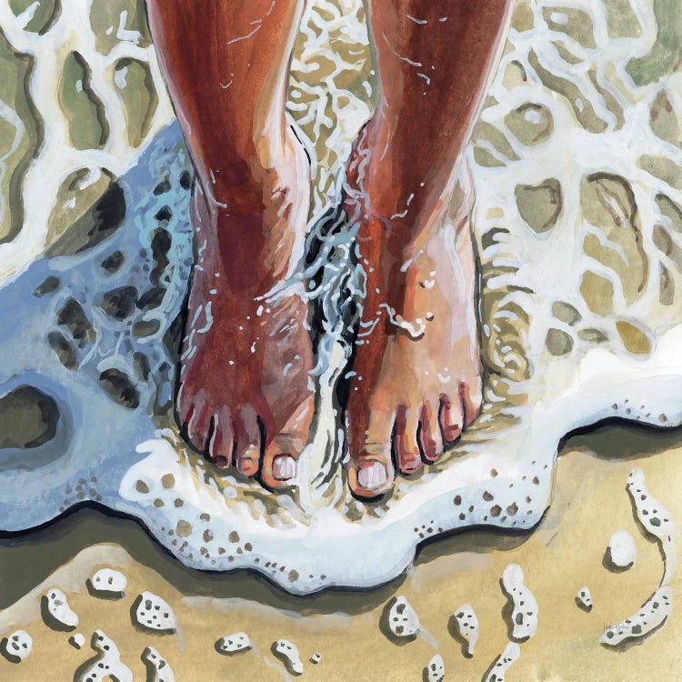 Standing In The Waves by Kate Jarvik Birch wall art