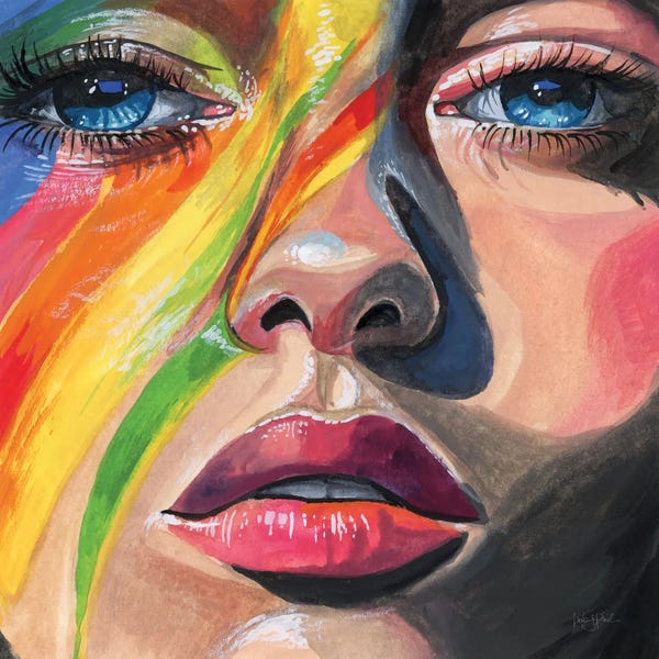 Colorburst: Rainbow Face Paint by Kate Jarvik Birch