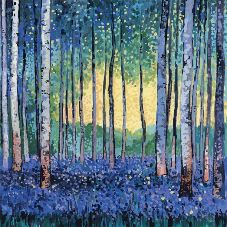 Birch Forest Flower Garden by Kate Jarvik Birch wall art