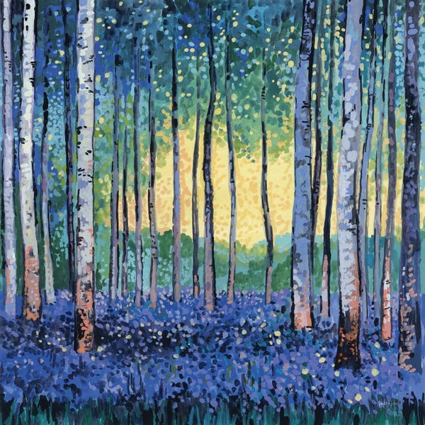 Nature Lover: Birch Forest Flower Garden by Kate Jarvik Birch