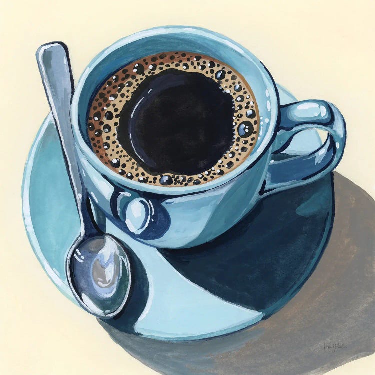 Black Coffee With Crema by Kate Jarvik Birch wall art