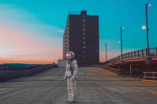 Space Fiction: The Lonely Astronaut IV by Karen Jerzyk