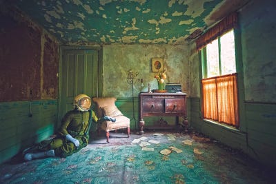 The Lonely Astronaut XII by Karen Jerzyk canvas print