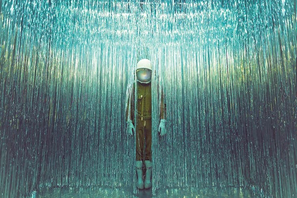 Cyberpunk: The Lonely Astronaut XIV by Karen Jerzyk