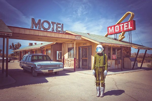 Space Fiction: The Lonely Astronaut XVI by Karen Jerzyk