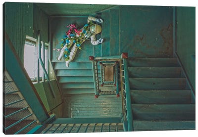 1969 I Canvas Art Print - Stairs & Staircases