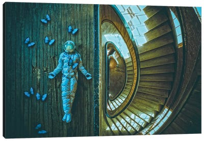 1969 II Canvas Art Print - Stairs & Staircases