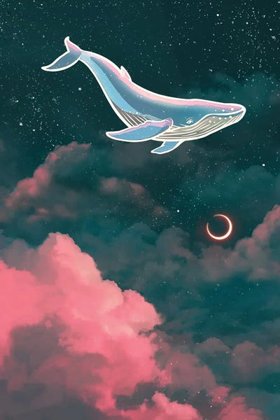 Astronaut - Canvas Prints: Lonely Call by KucingKecil