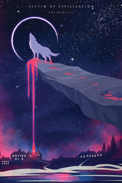 KucingKecil: Lonely Wolf by KucingKecil