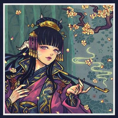 KucingKecil - Canvas Prints: Dragon Queen by KucingKecil