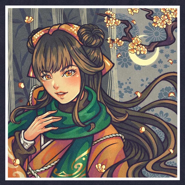 KucingKecil: Lady In Orange by KucingKecil
