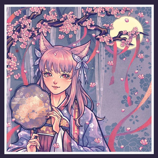 Pink Cat Girl