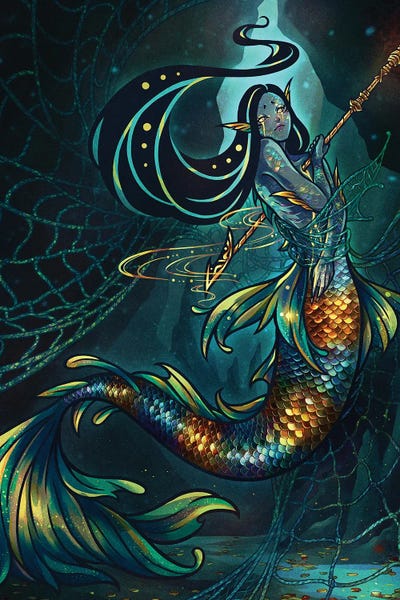 Astronaut - Canvas Prints: Siren Clean by KucingKecil