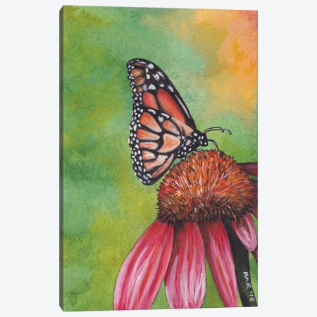 Monarch Butterfly Canvas Print #KKD11} by KAK Art & Designs Canvas Artwork