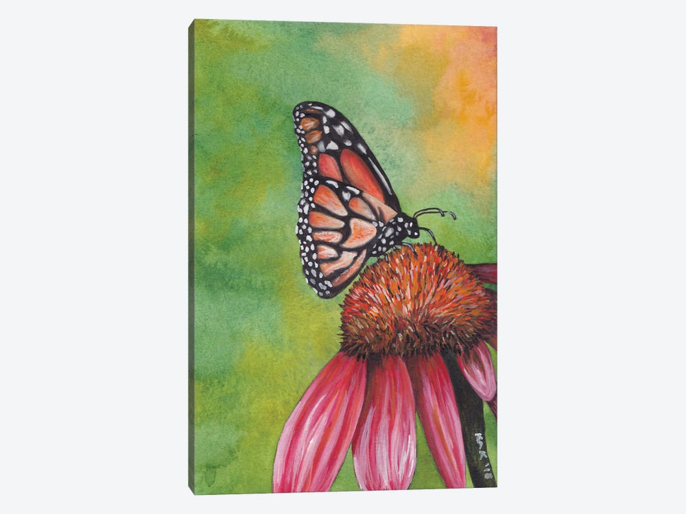 Monarch Butterfly by KAK Art & Designs 1-piece Canvas Wall Art