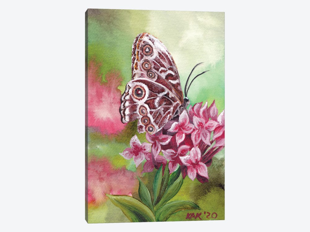 Butterfly I by KAK Art & Designs 1-piece Canvas Print
