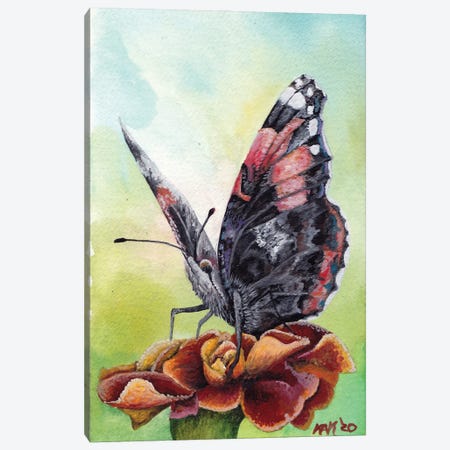 Butterfly IV Canvas Print #KKD15} by KAK Art & Designs Canvas Print
