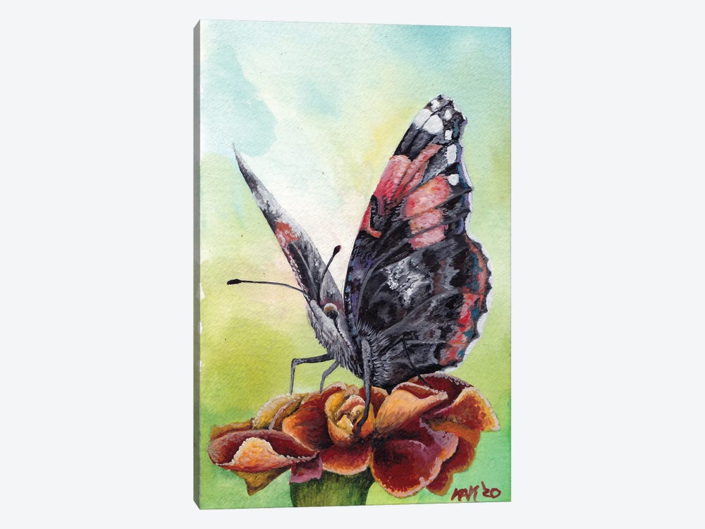 Butterfly IV by KAK Art & Designs 1-piece Canvas Art