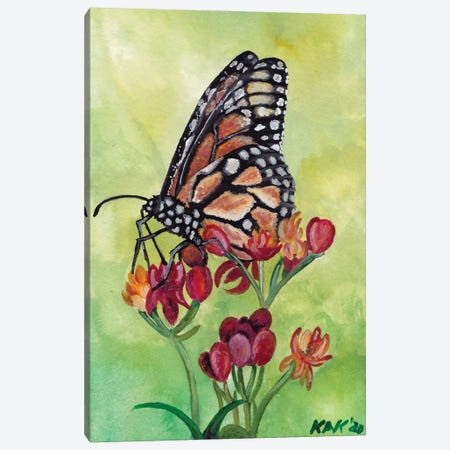 Butterfly V Canvas Print #KKD16} by KAK Art & Designs Canvas Print