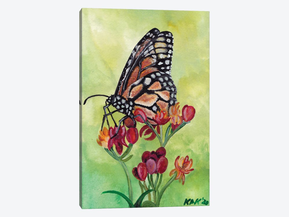 Butterfly V by KAK Art & Designs 1-piece Canvas Print