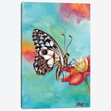Butterfly VI Canvas Print #KKD17} by KAK Art & Designs Canvas Art Print