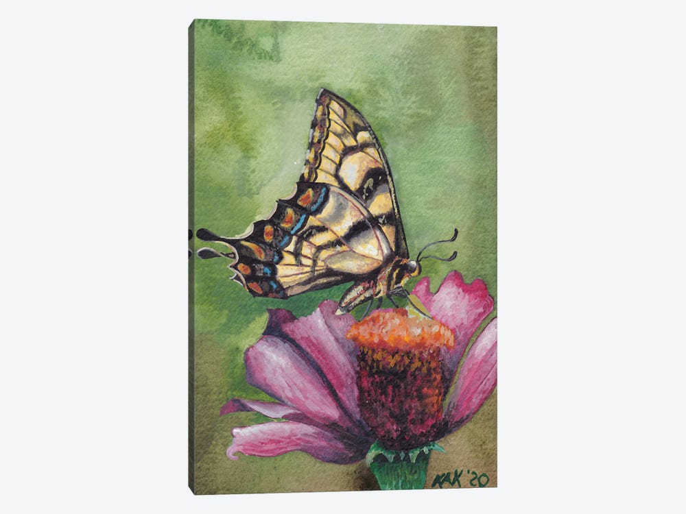 Butterfly X by KAK Art & Designs 1-piece Canvas Art Print