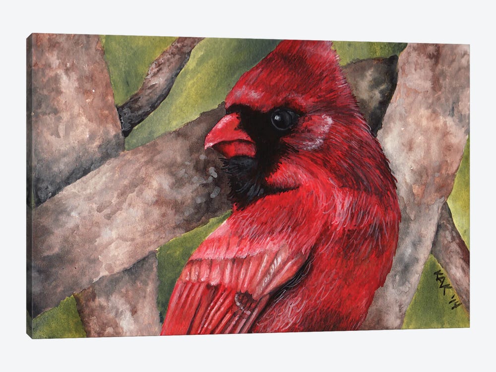 Cardinal I by KAK Art & Designs 1-piece Art Print