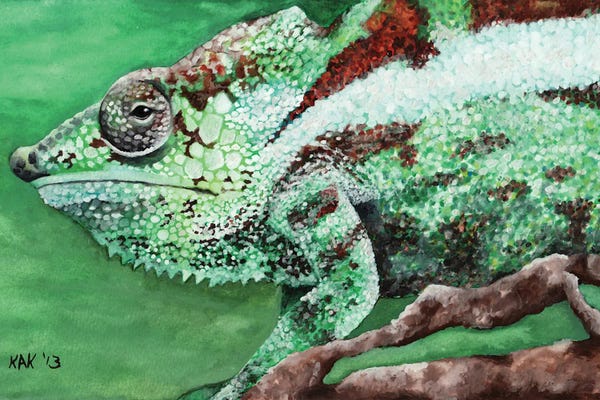 Chameleons: Chameleon by KAK Art & Designs